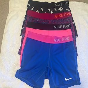 Set of Nike Pro Shorts